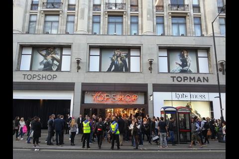 Topshop Kate Moss launch